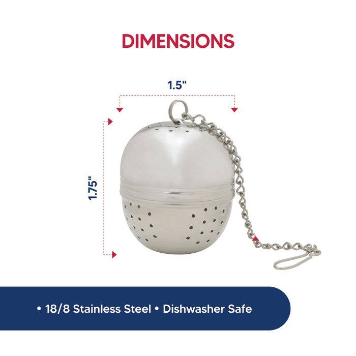 HIC Kitchen Ball Tea Infuser