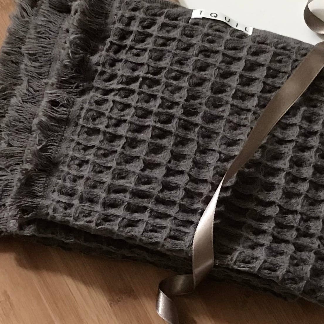 Waffle Soft 100% Cotton Small Turkish Towel - 5 Colors: Sand