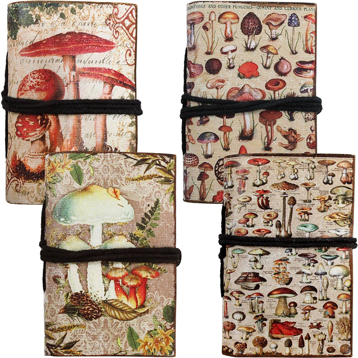 ASE138 - Mushroom Mini Tie Journal Asst
