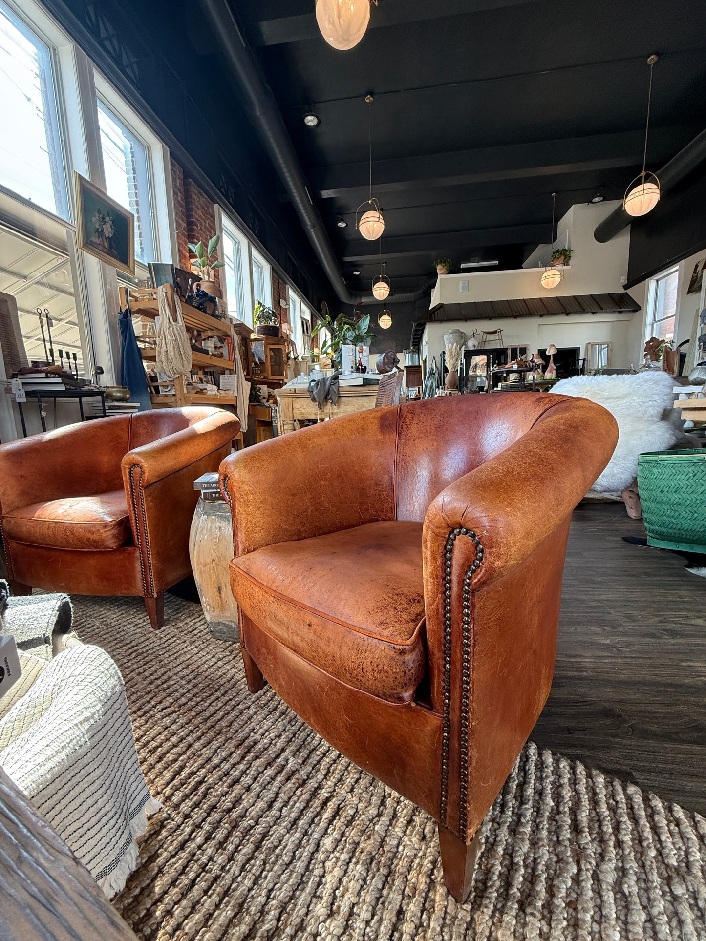 Vintage Hungarian Leather Chair