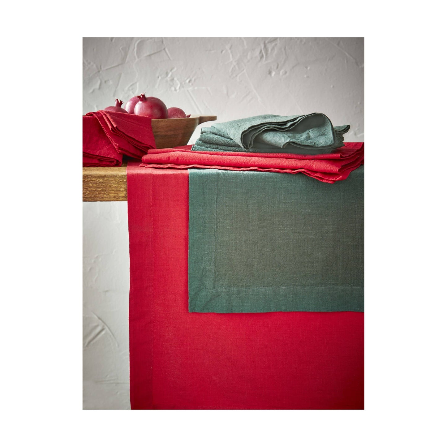 Cotton Slub Napkin Set of 4 - Dark Green