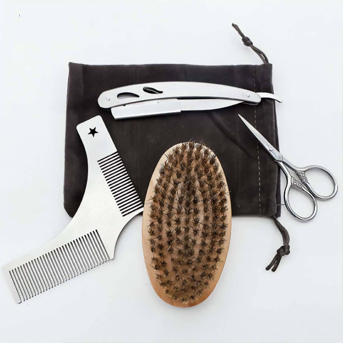 MM Beard Care Grooming Kit: Silver