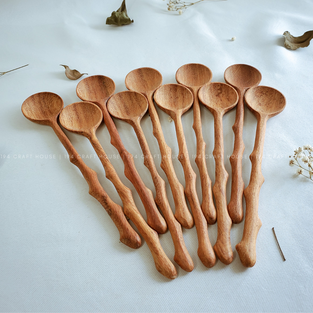 Branch Tree Wooden Spoon - Kitchen Serving Utensils