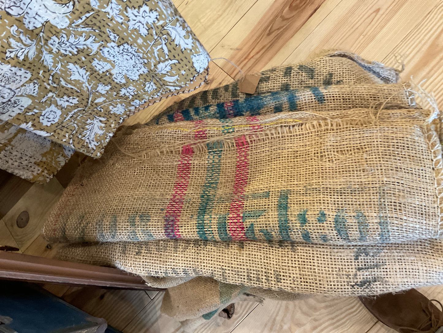 Vintage Burlap Coffee Bag