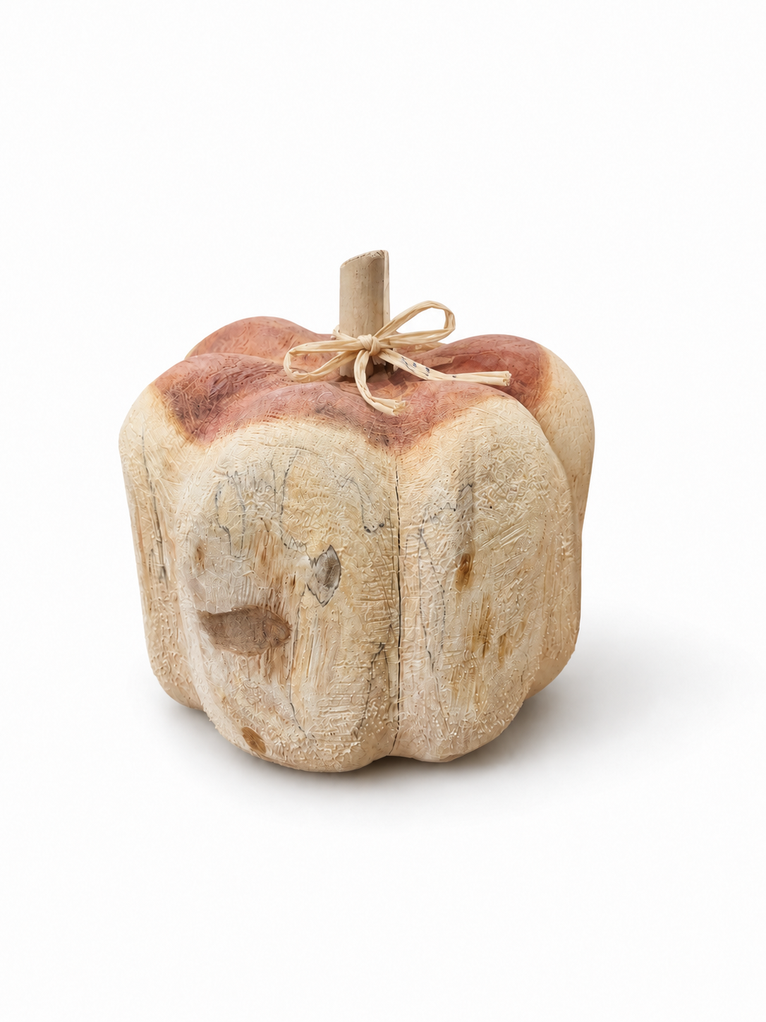 3.25 Cedar Handcarved Pumpkin