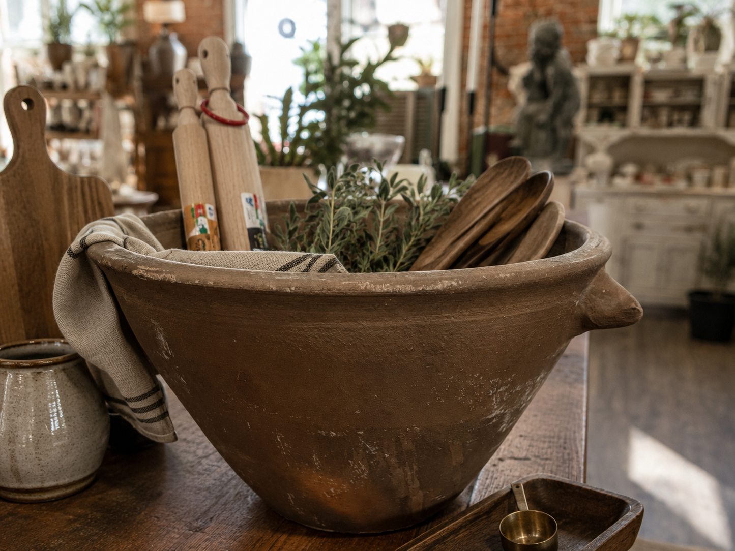 Vintage Terracotta Harvest Bowl