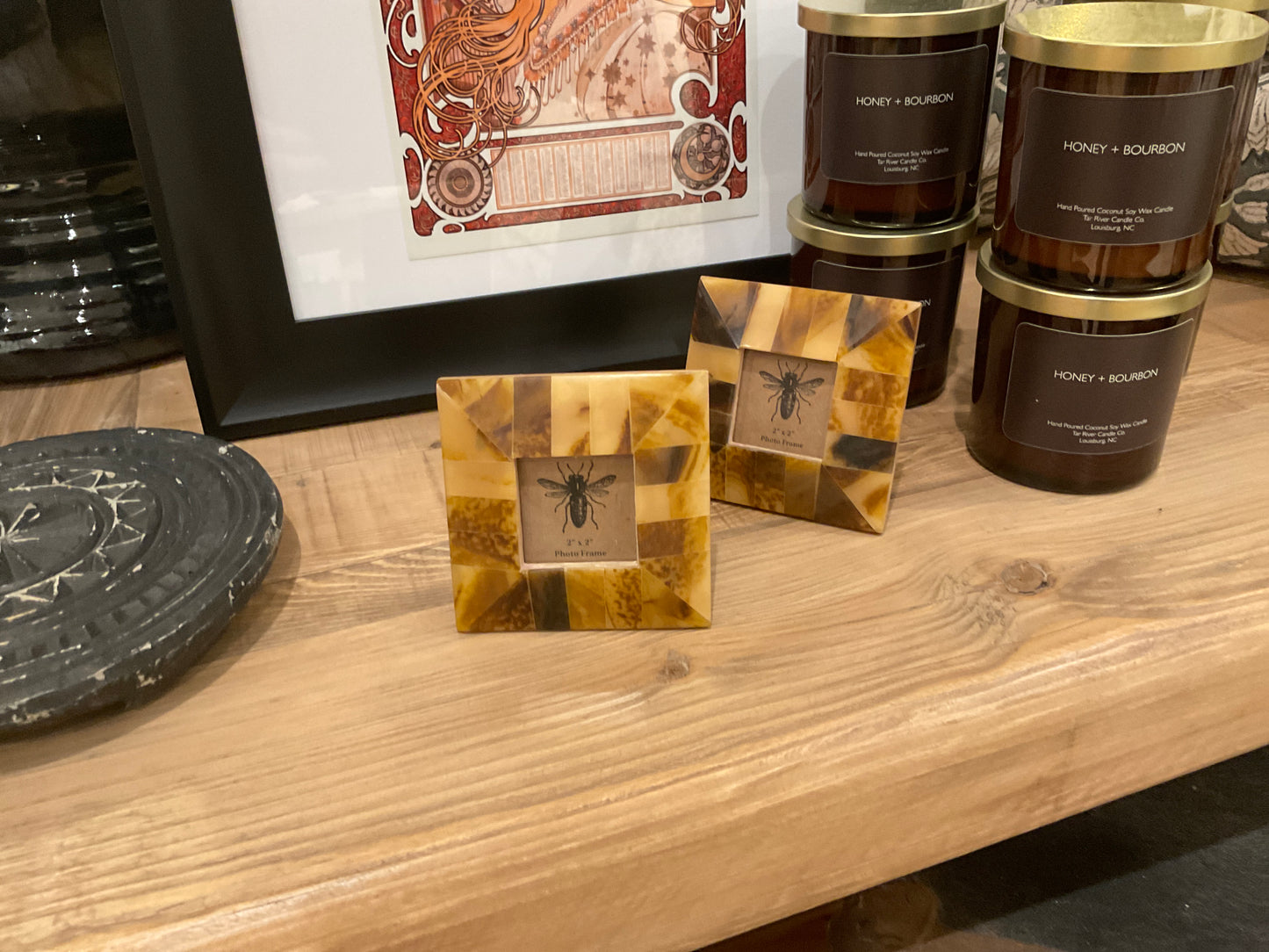 Amber Resin Art Frame