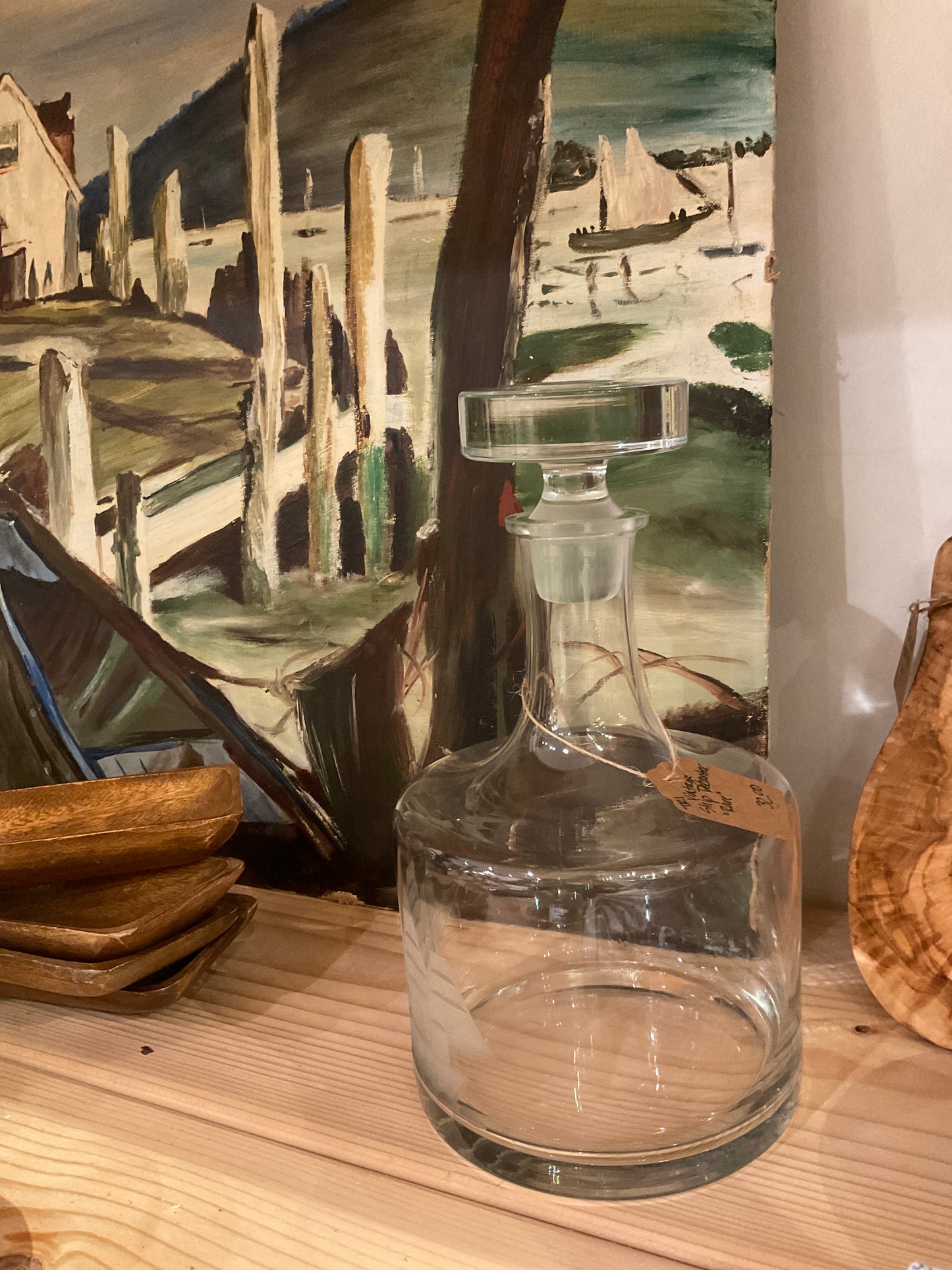Vintage Ship Decanter