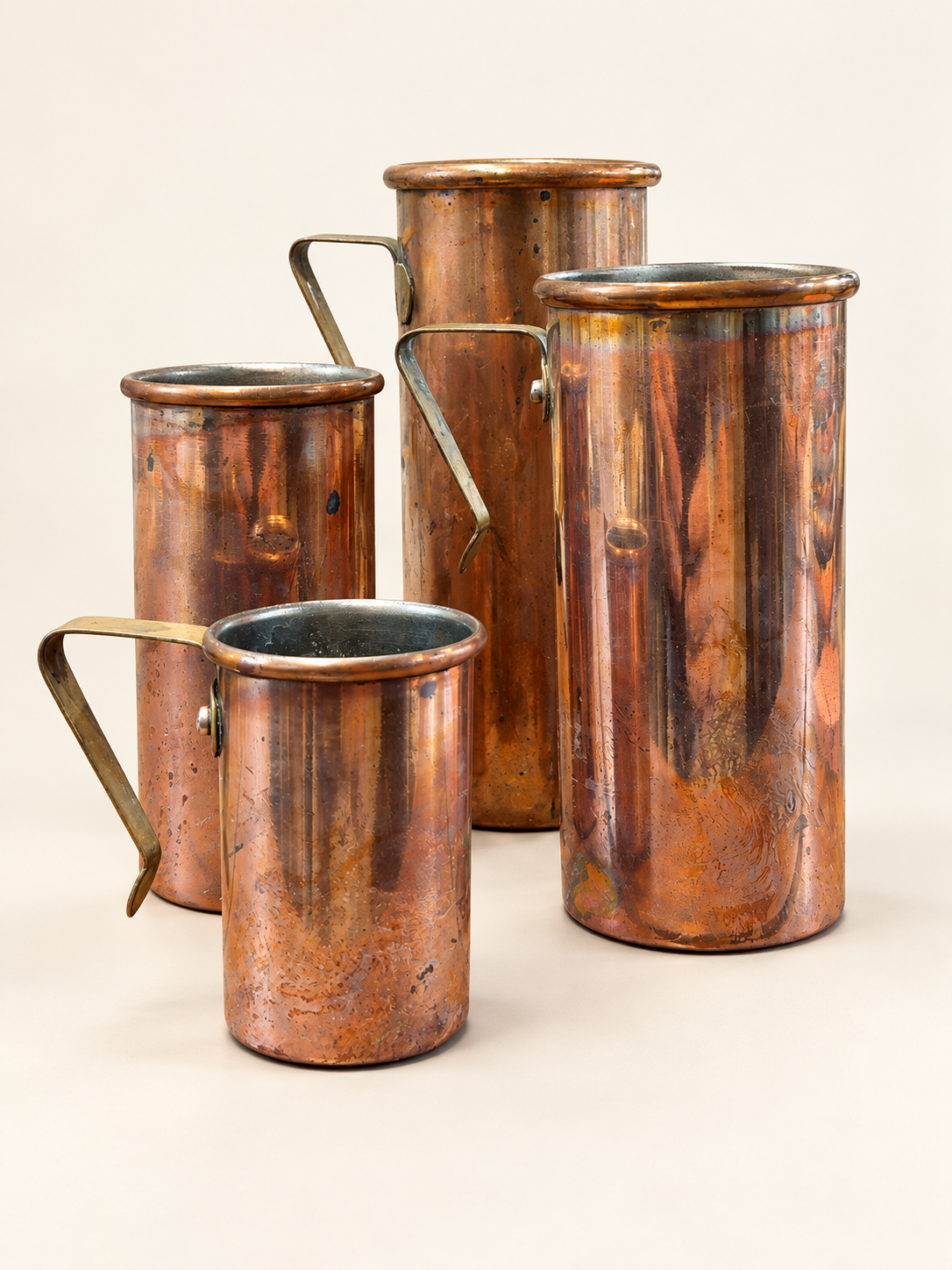 Copper Plated Measuring Cups
