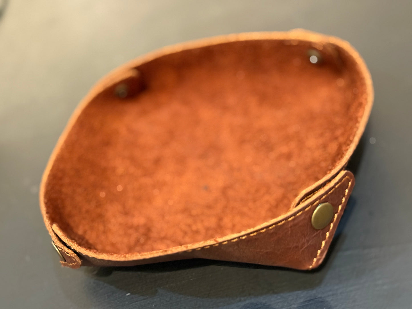 Leather Catchall Pouch