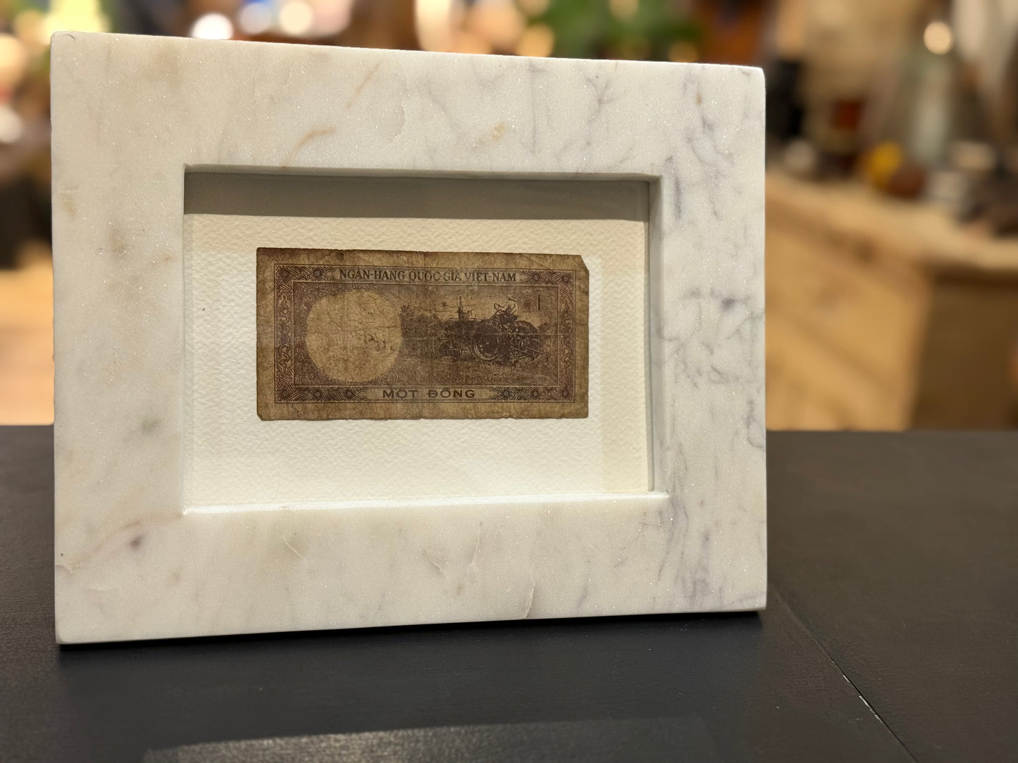 Marble Frame White 7 X 5