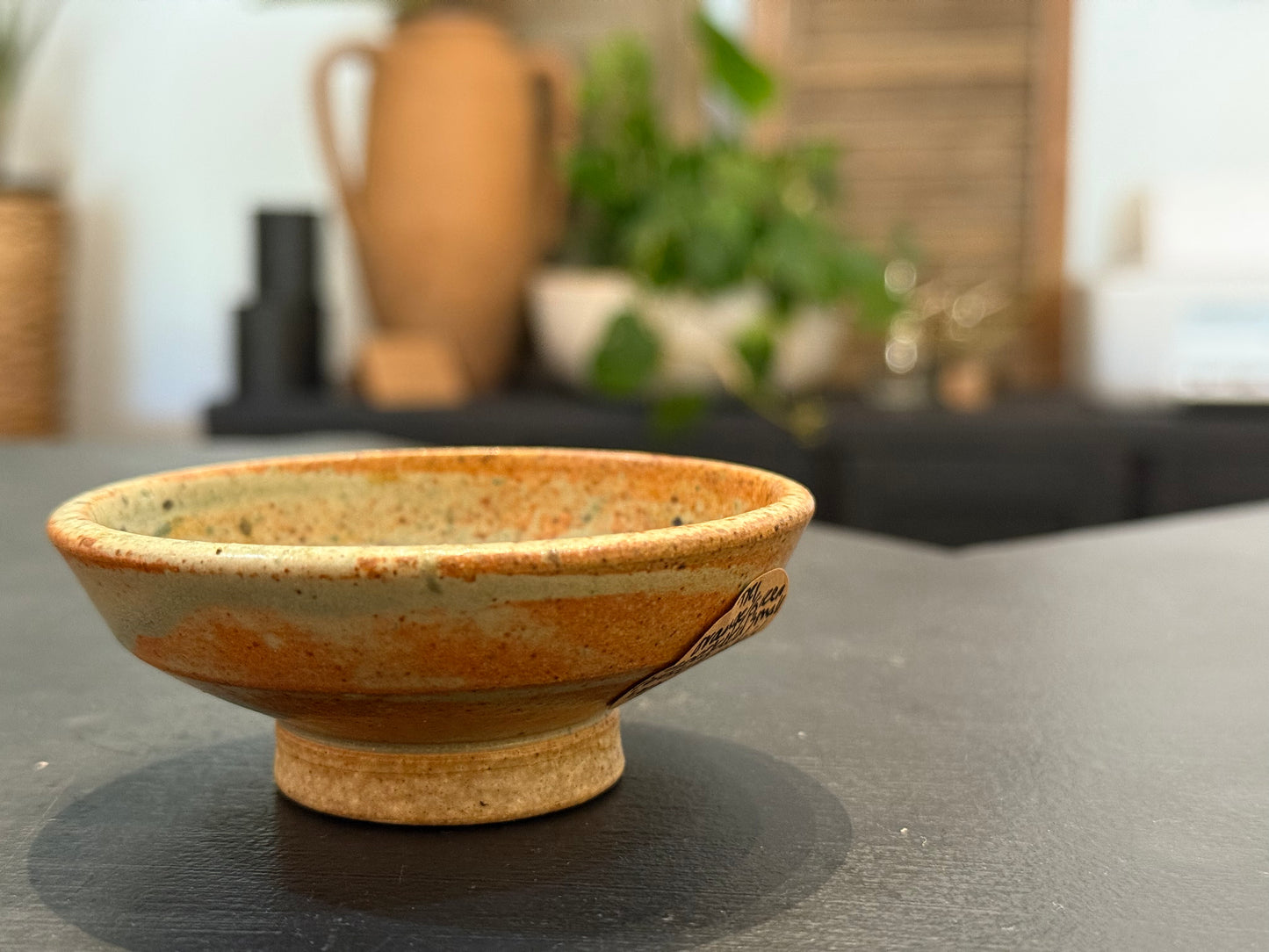 Small Footed Pottery Bowl