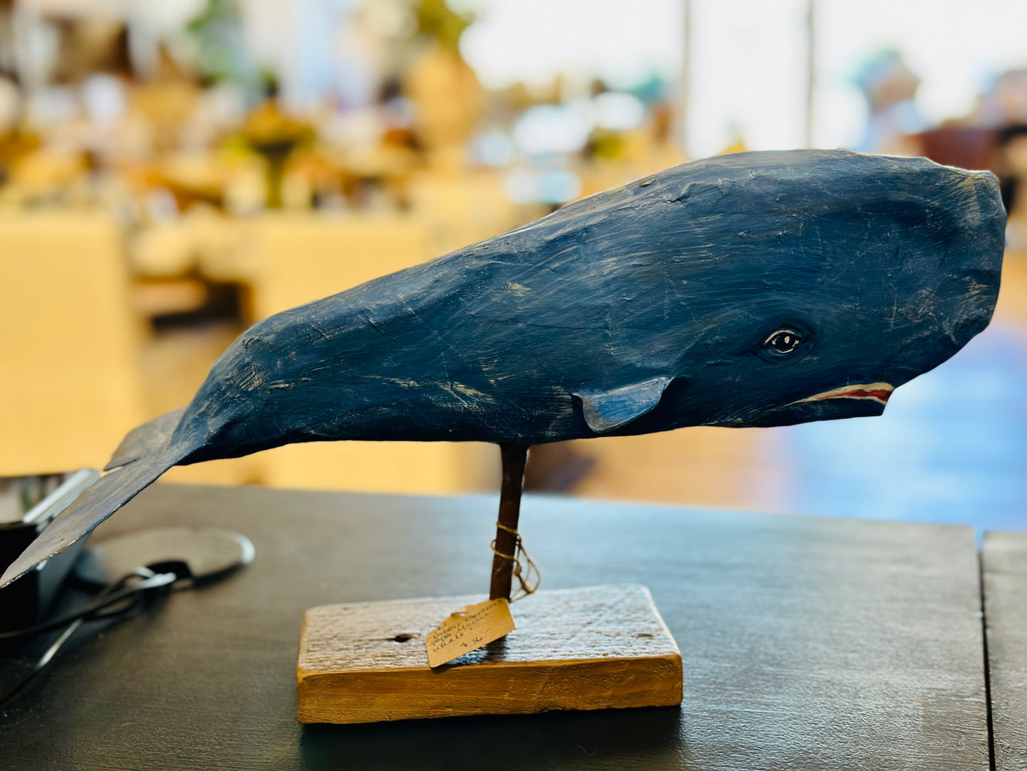 Paper Mache' Blue Whale