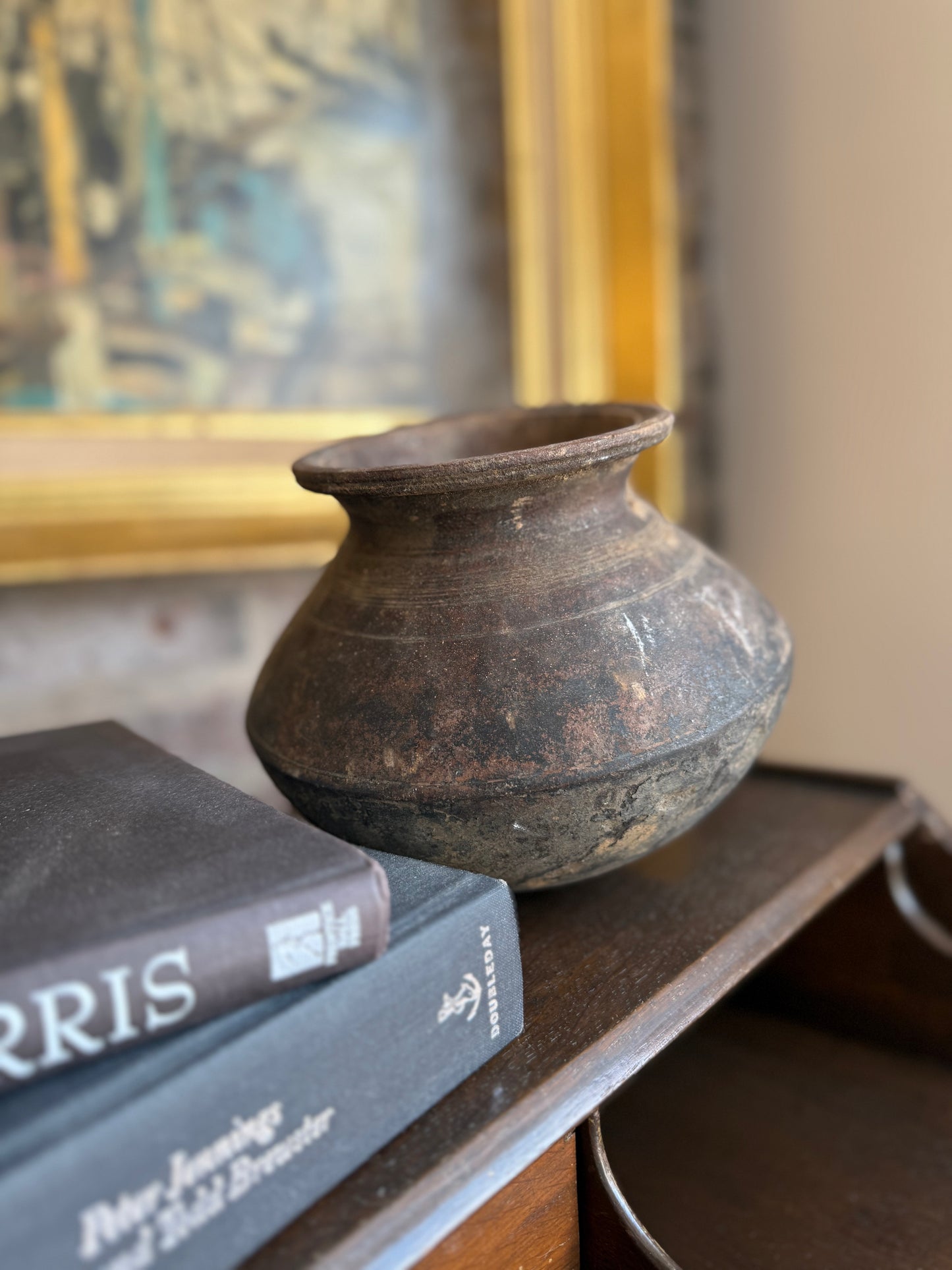 Large Vintage Clay Pot