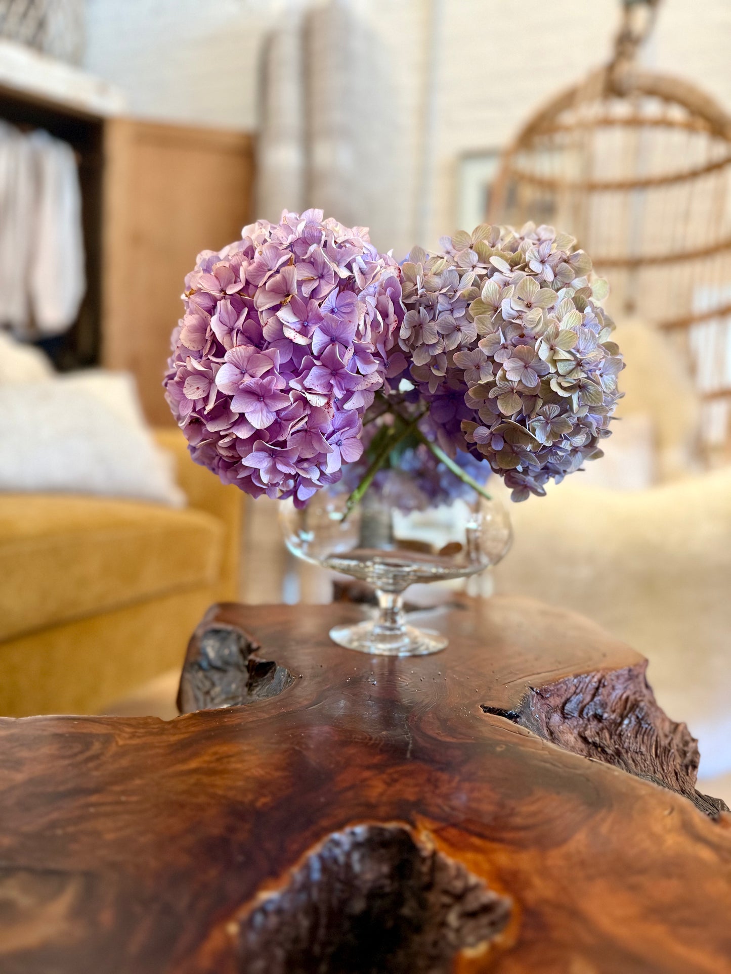 MCM Glass Bud Vase