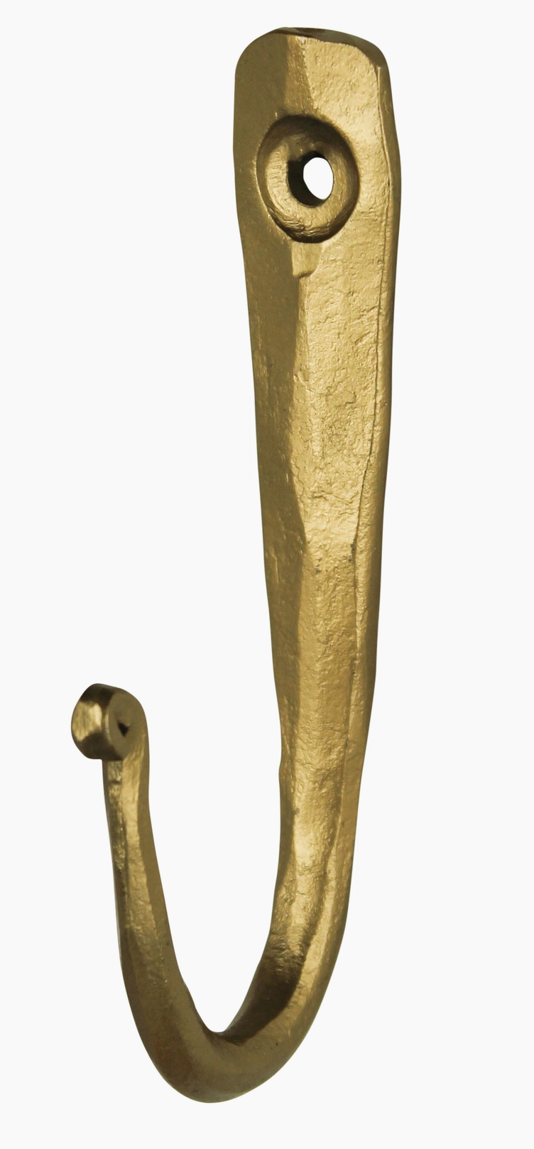Ridge Wall Hook, Brass