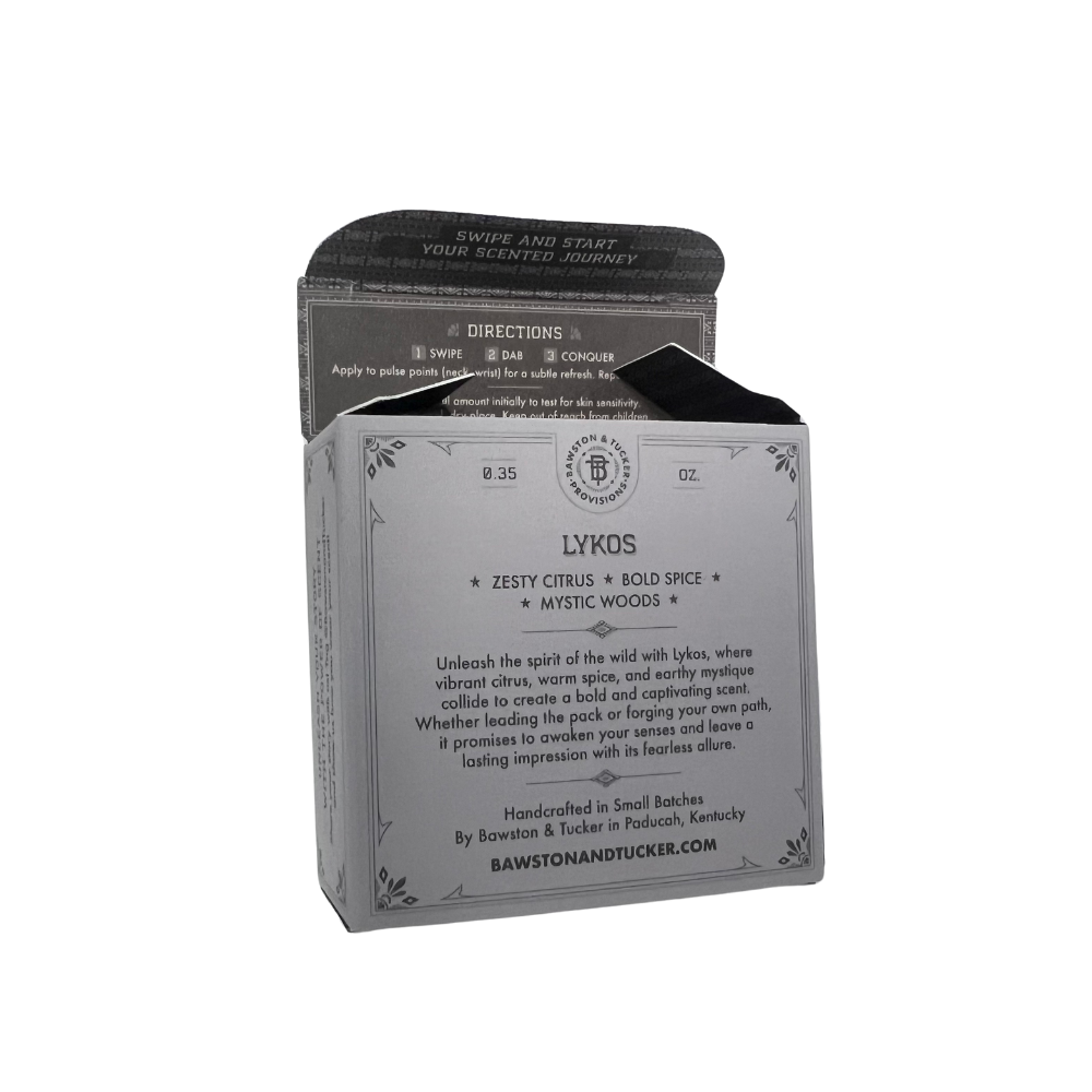 Solid Cologne - Lykos Fragrance .35 oz