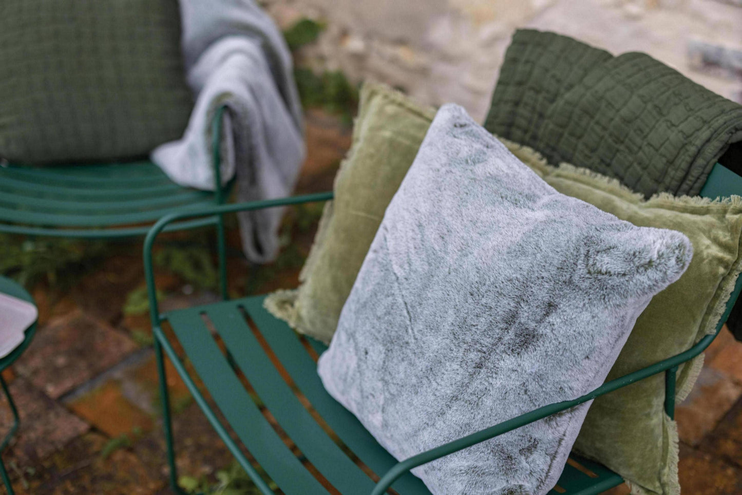 Olive French Blanket 130 X 200”