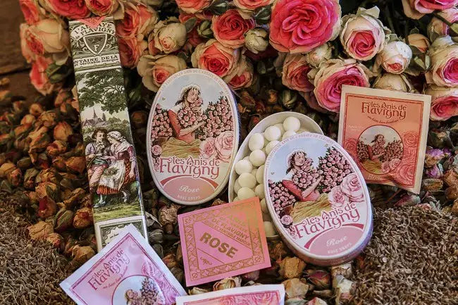 Les Anis de Flavigny All Natural Rose Mints 1.8oz
