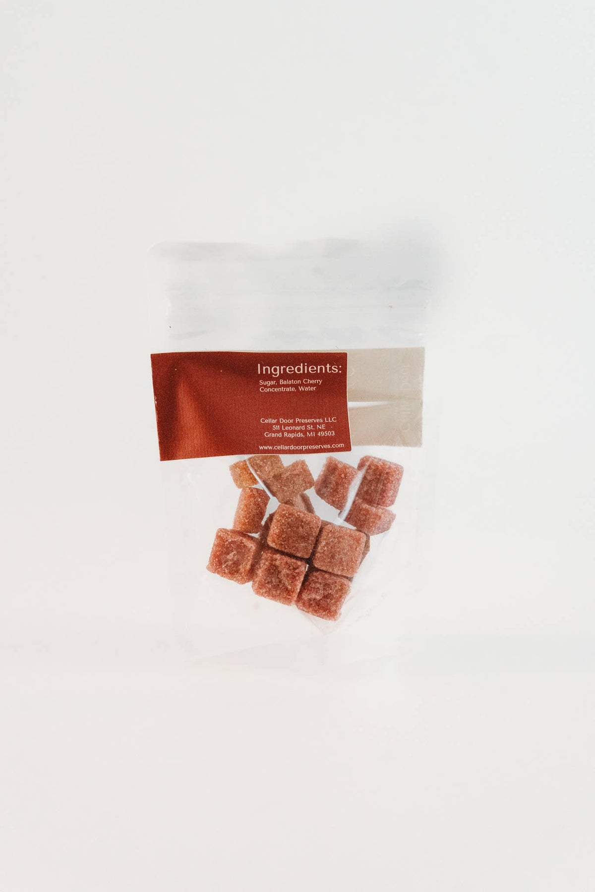Cherry Infused Sugar Cubes -Pouch 1.8oz