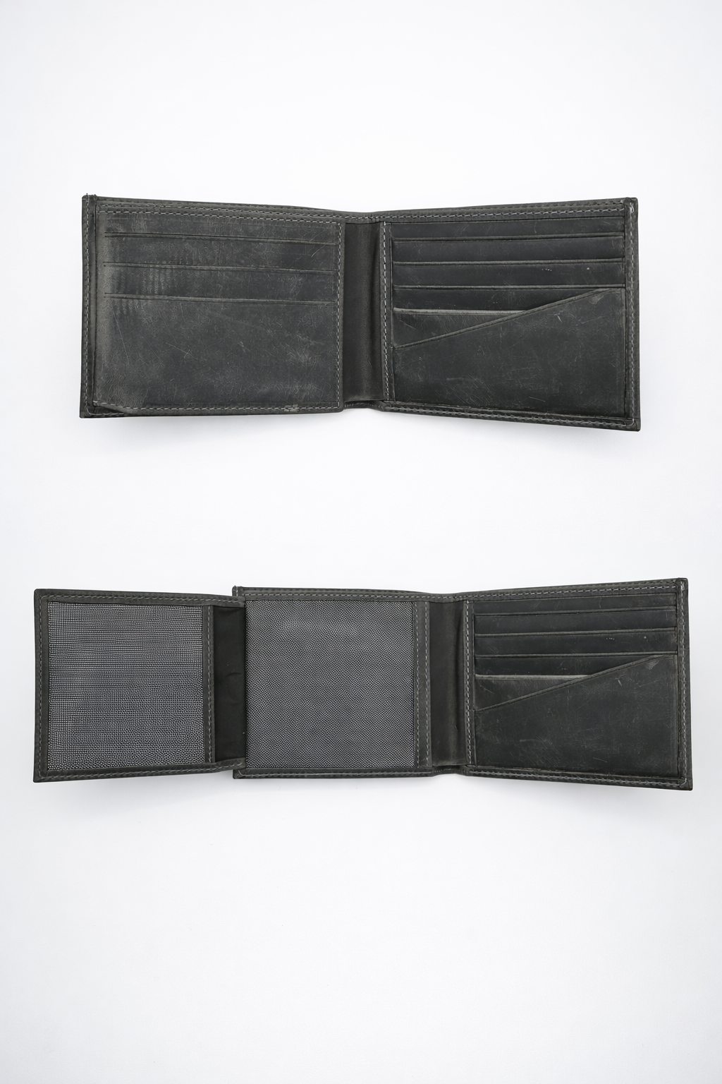 Full Grain Leather Wallet, Leather Bifold Mens Wallet: Brown