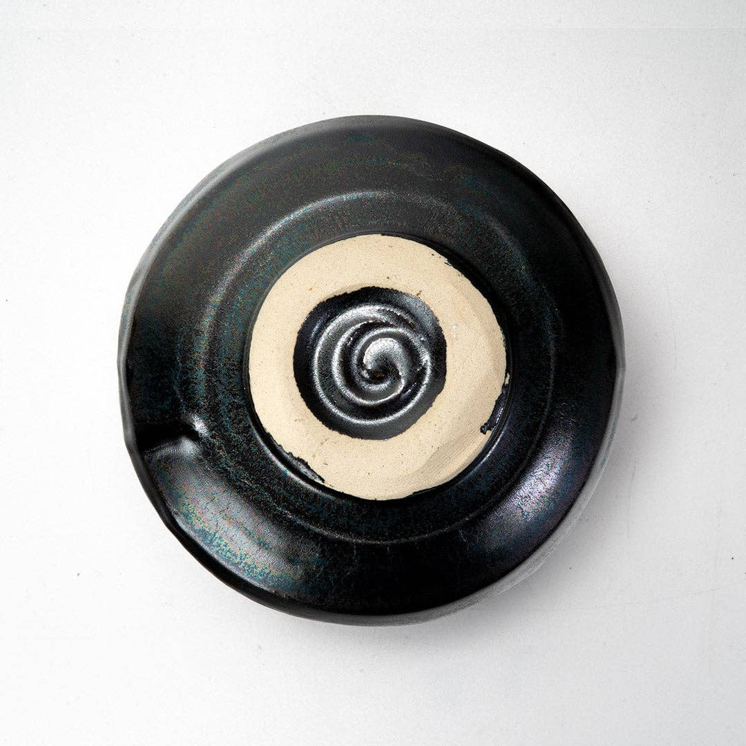 Satin Black Glazed Bowl