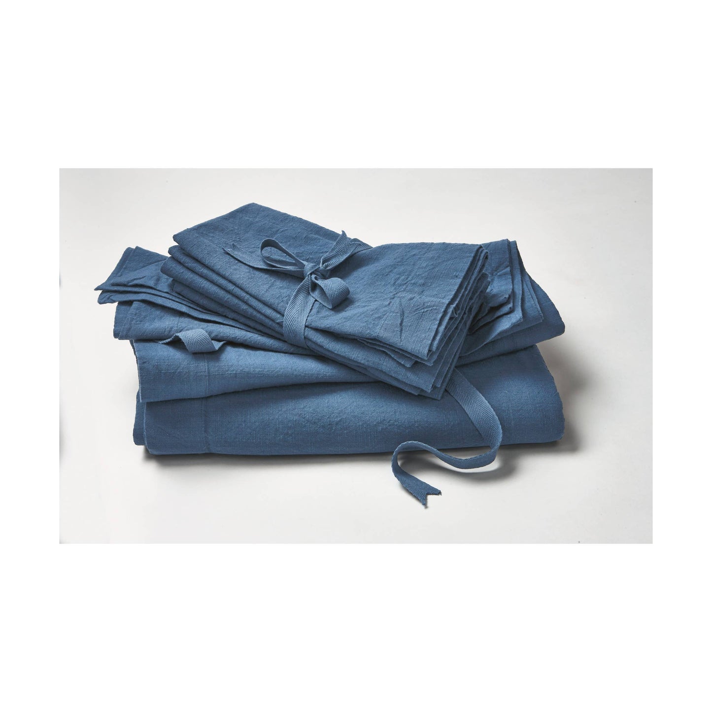 Threads Slub Napkin Set of 4 Blue Cotton Everyday