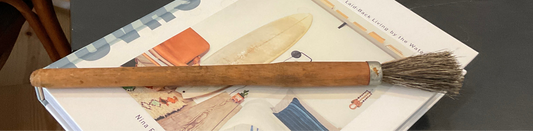 Vintage horsehair Art brush