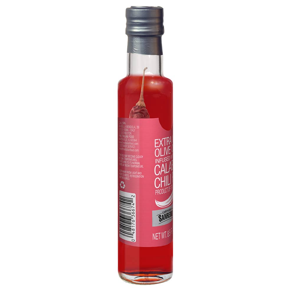 Co. Sanremo Calabrian Chili Extra Virgin Olive Oil, 8.5 oz.