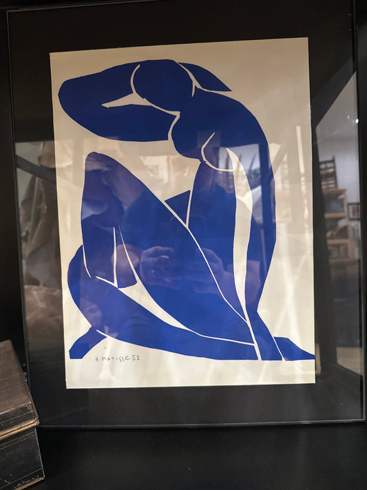 Matisse Canvas Print / modern frame