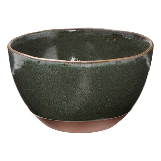 Forest Green Matte Glaze Bowl