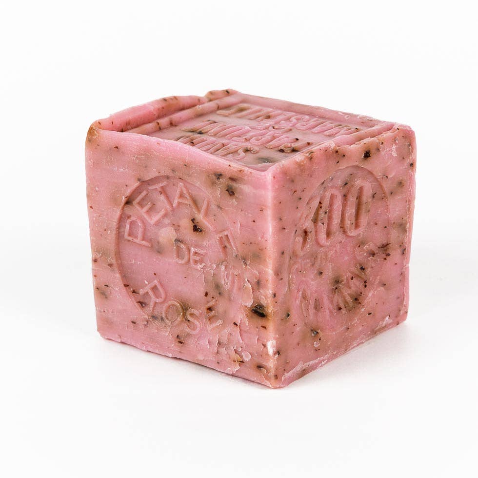 Marseille soap block - 150g  Raspberry