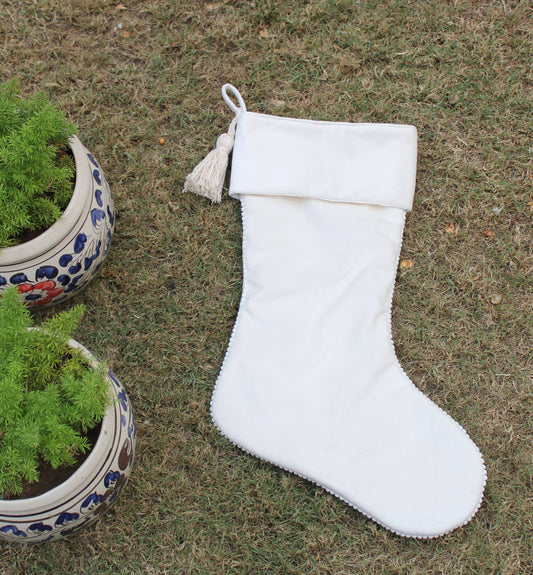 Velvet Stocking Family Gift Stocking for Xmas