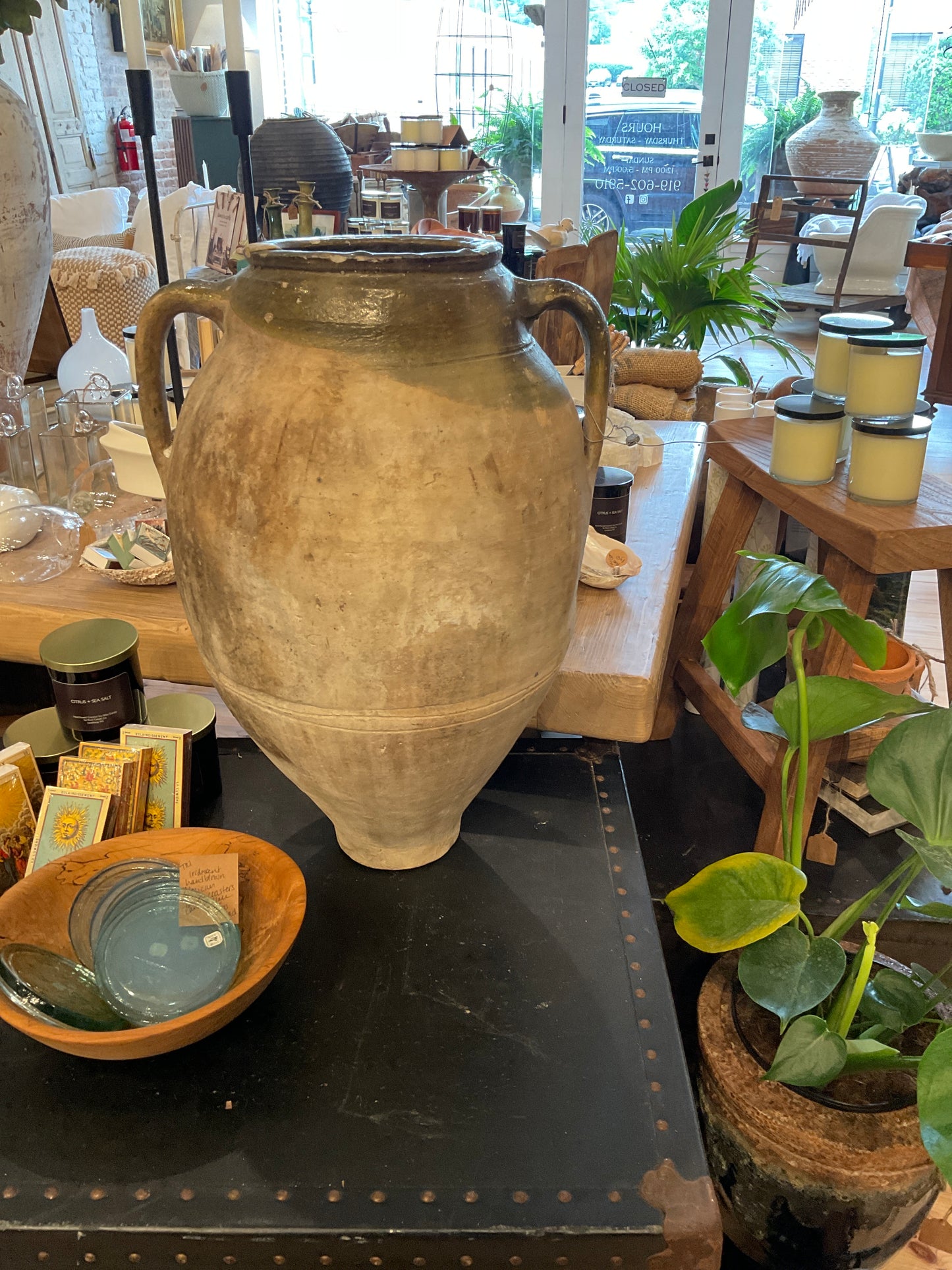 Vintage Turkish Terracotta Jar