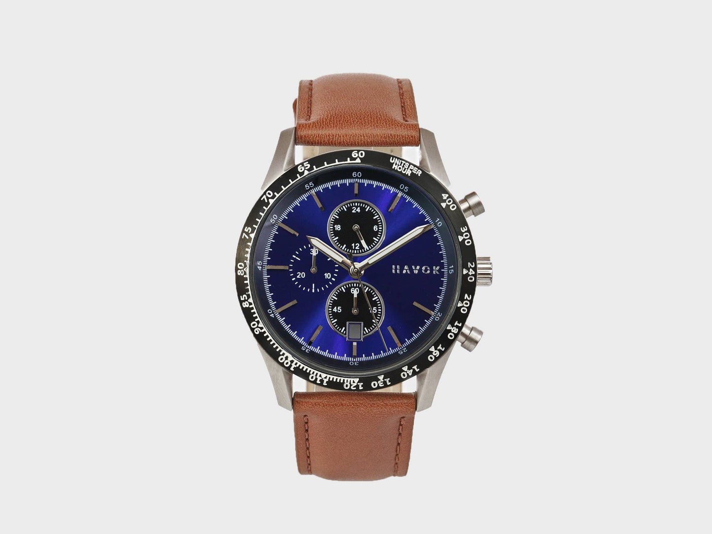 Sapphire Blue Racer Chronograph Men's Wrist Watch - 42mm