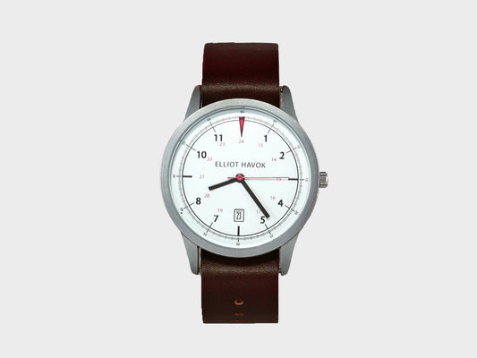 White Classic Havok Watch - 40mm