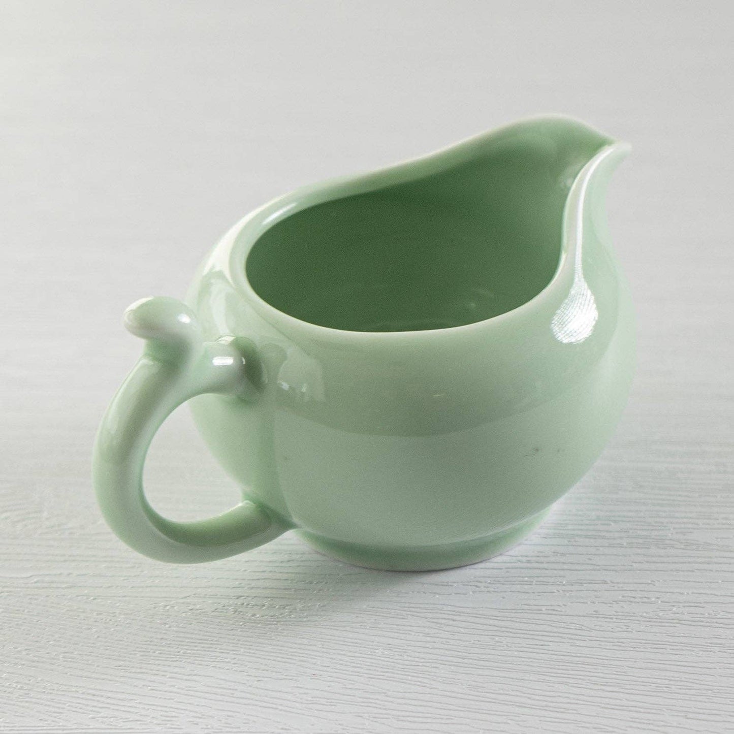Koi Fish 6 oz Tea Caddy in Celadon Green
