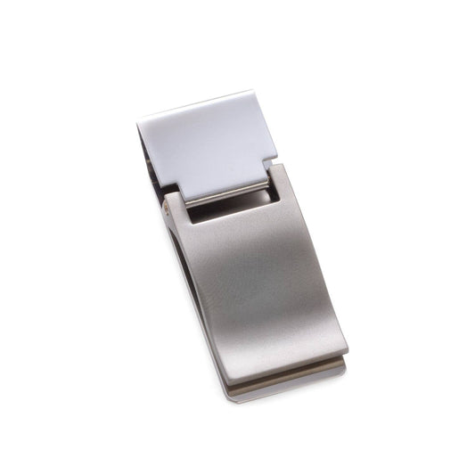 Silver Plated Hinged Money Clip
