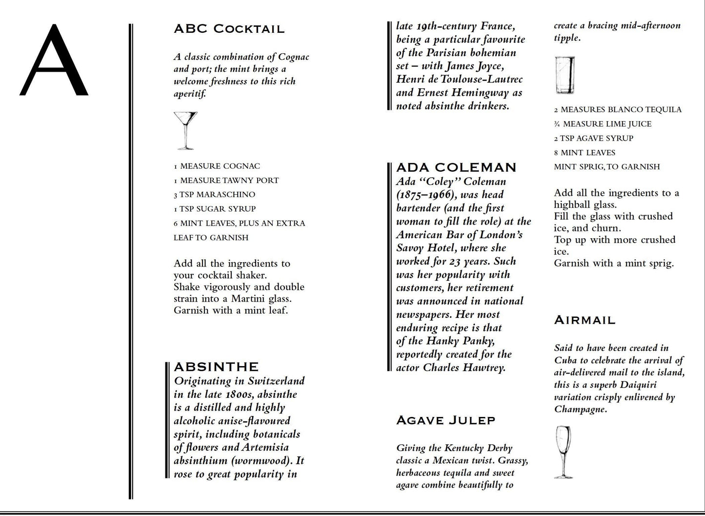 The Cocktail Bible: Flexi-Bind