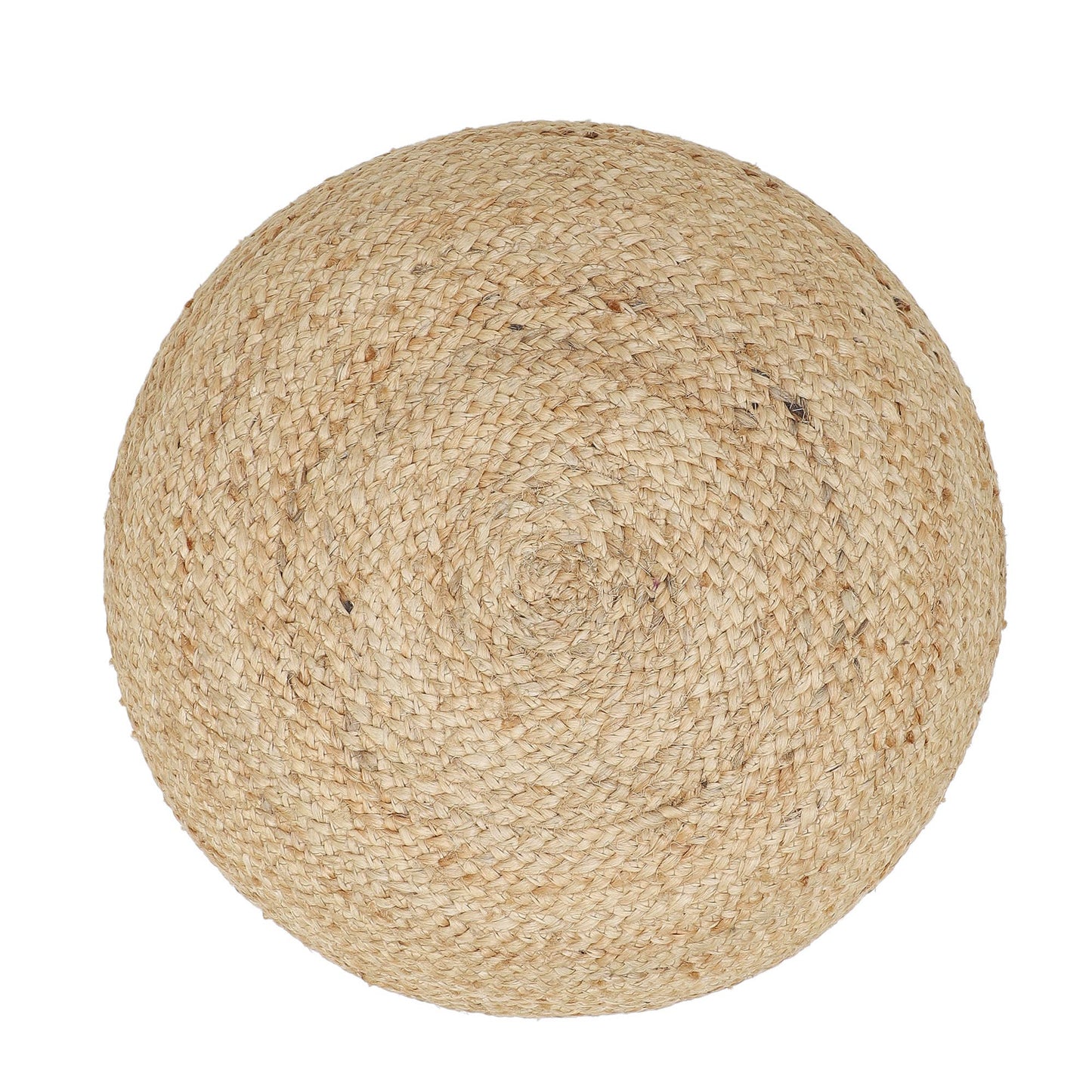 · REDEAR  Jute Circular Pouf (19.5"x19.5"x14"; Jute Natural): Jute Natural / (19.5"x19.5"x14") Pack of 1