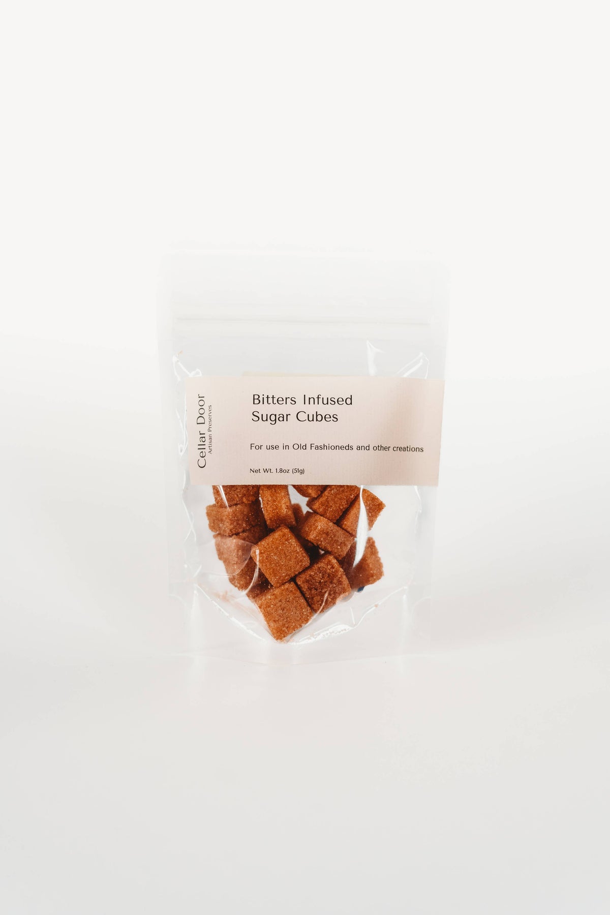 Bitters Infused Sugar Cubes -Perfect for cocktails/mocktails: Pouch 1.8oz
