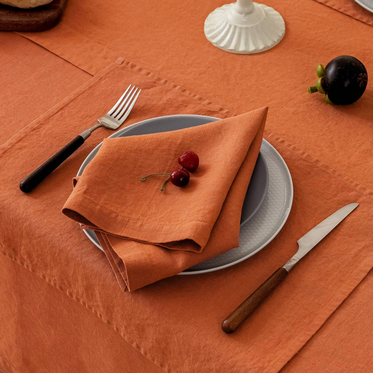 100% Linen Napkins (Set of 4) - 20'' x 20'' -