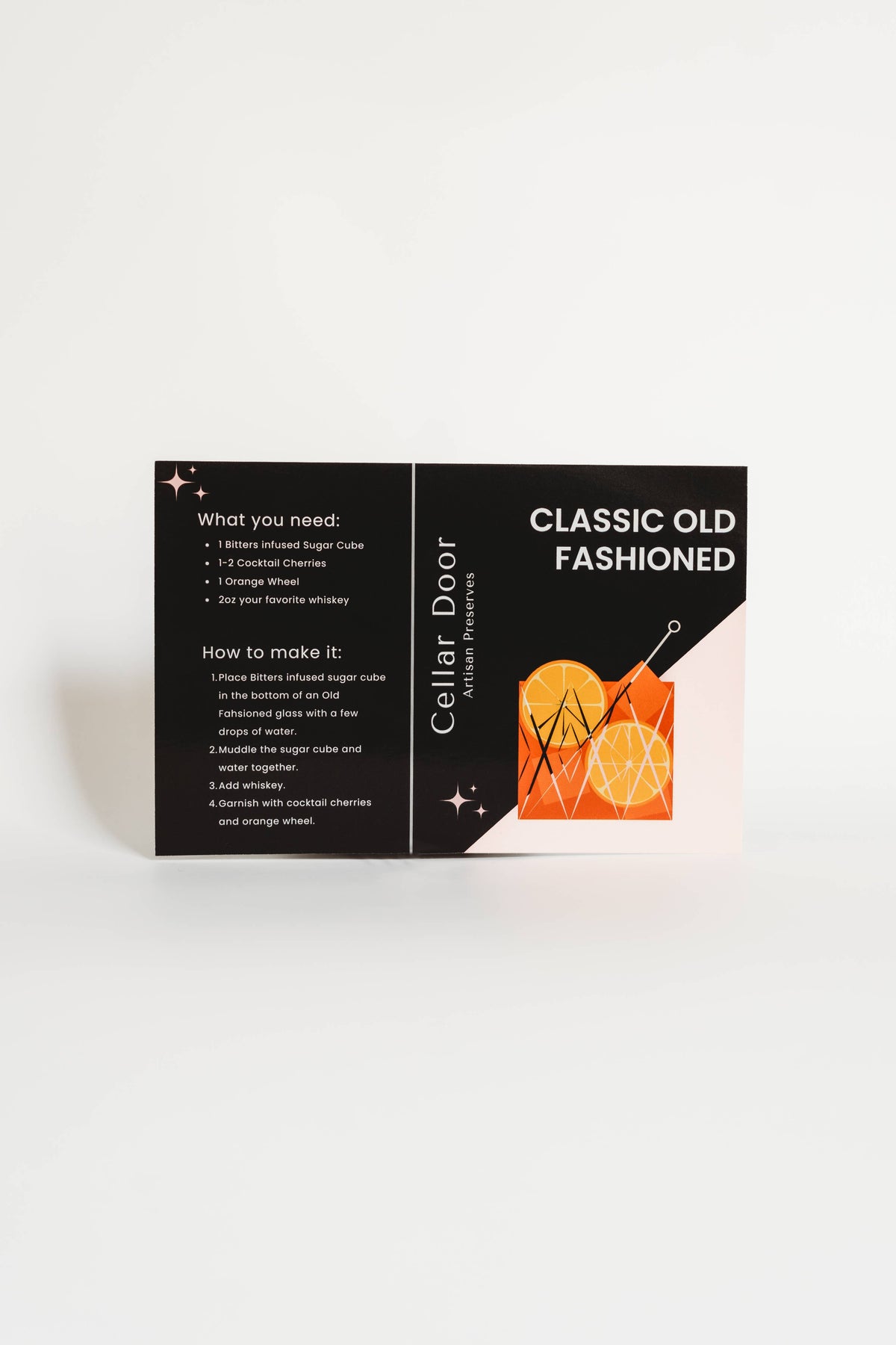 Bitters Infused Sugar Cubes -Perfect for cocktails/mocktails: Pouch 1.8oz
