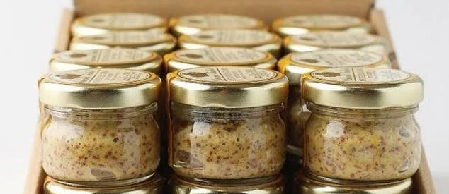 Mini Jar 1oz Edmund Fallot Wholegrain Mustard w/ Display Box