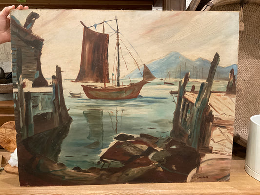 CE Campbell signed Ship in WARF