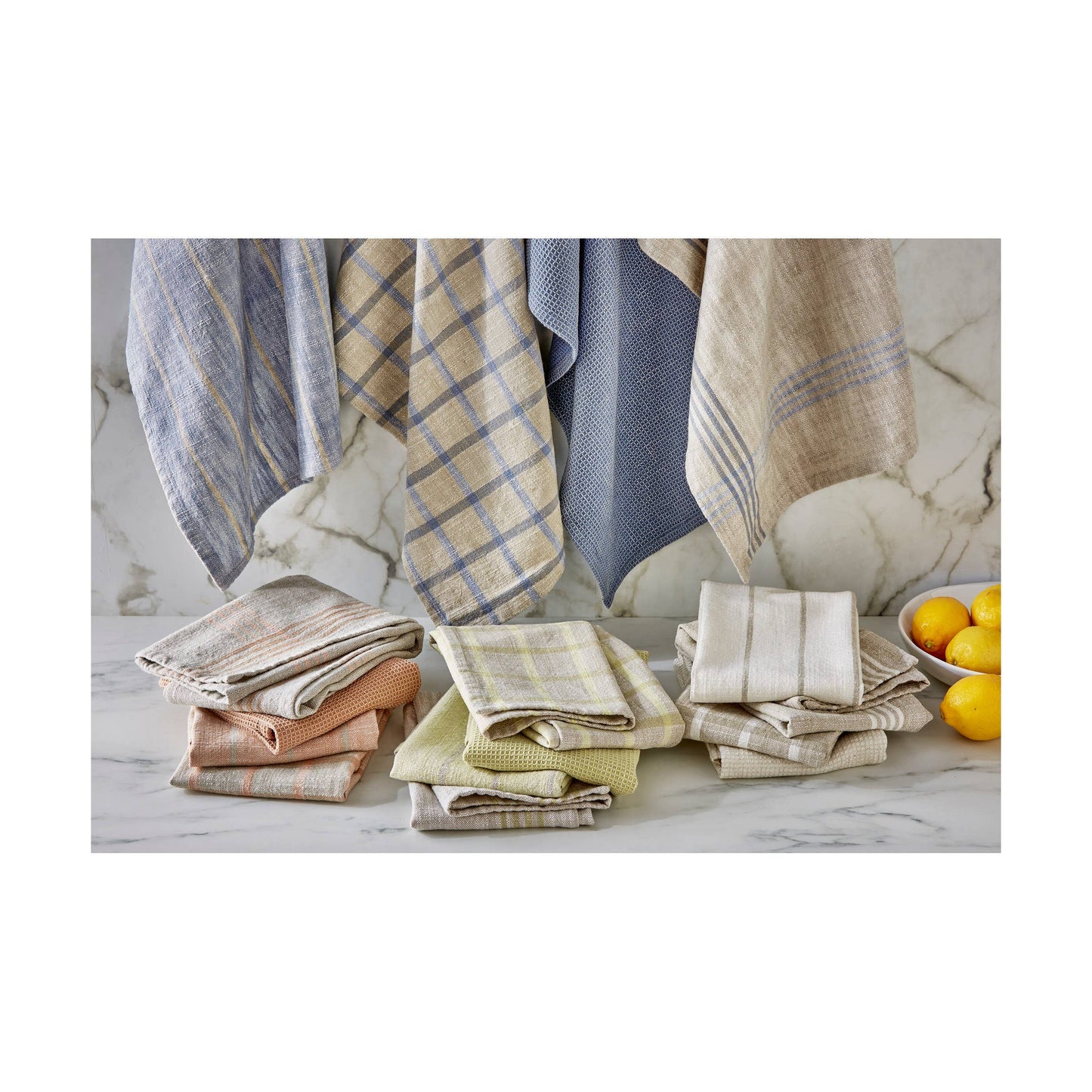 Dishtowel Blu Denim Cotton