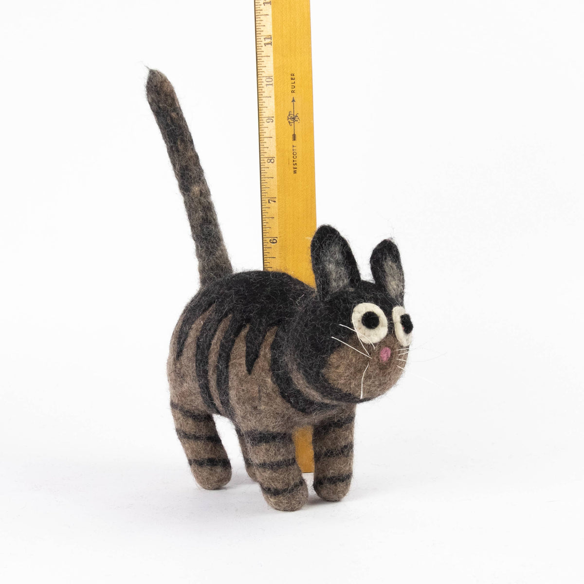 Toys - Cat - Black and Gray Striped
