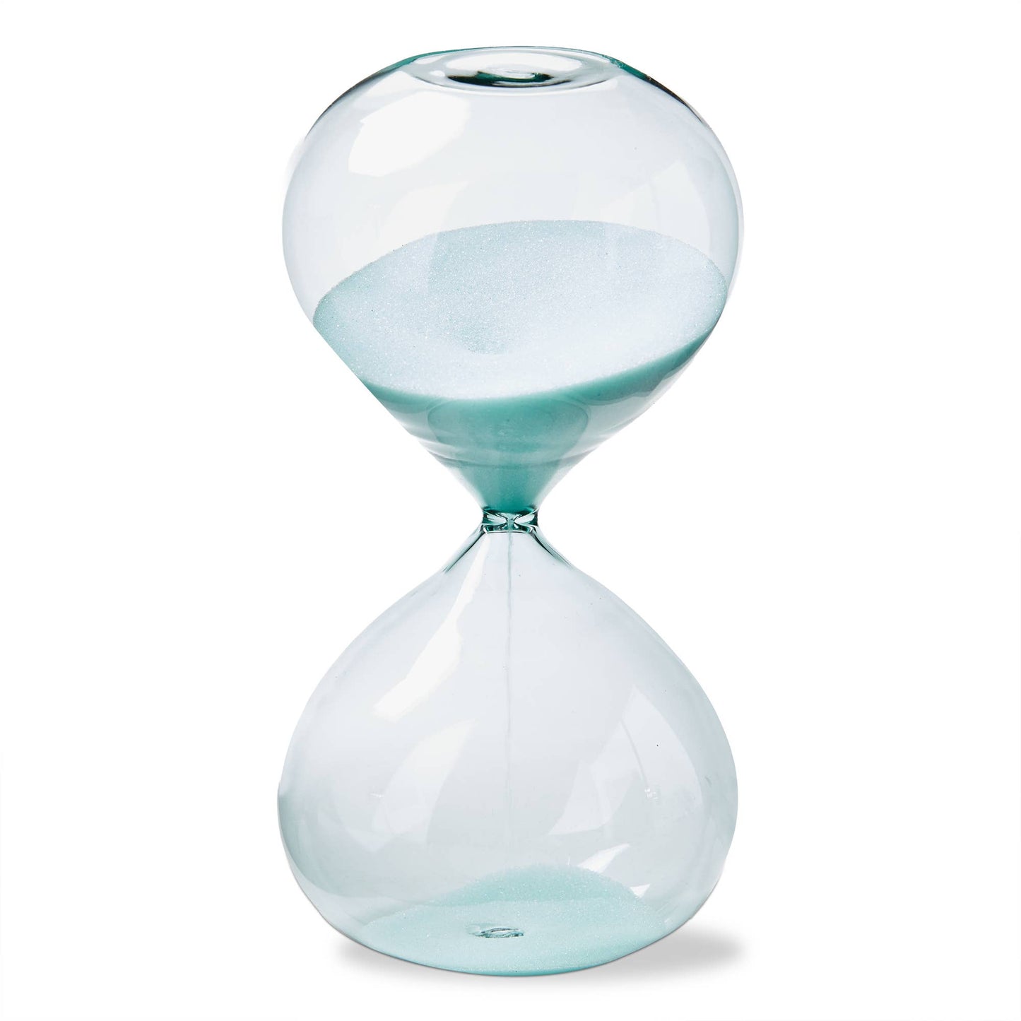 Light Green Sand Timer Hourglass Decor Borosilicate Glass