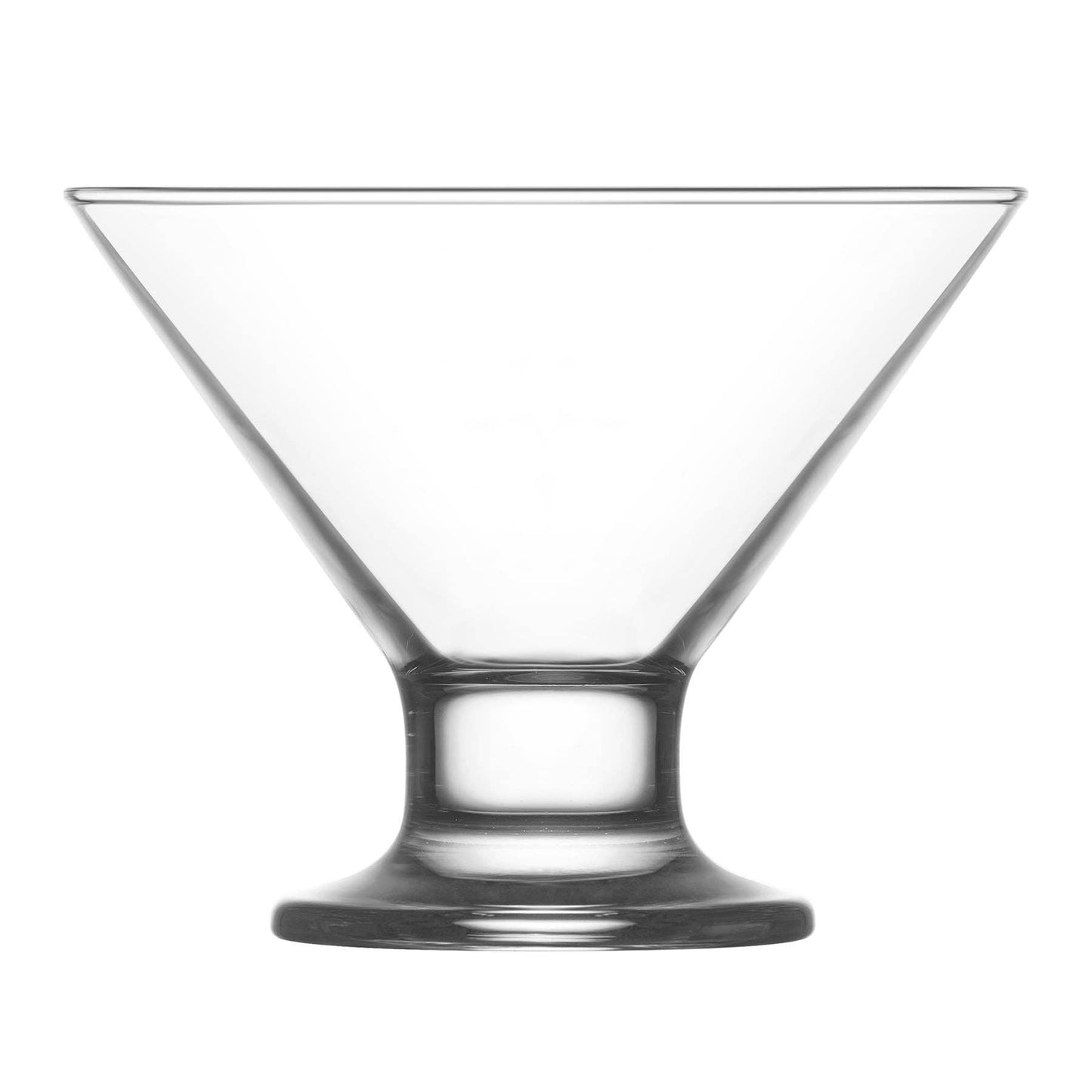 LAV Crema Glass Ice Cream Dessert Bowl / Low Martini Glass
