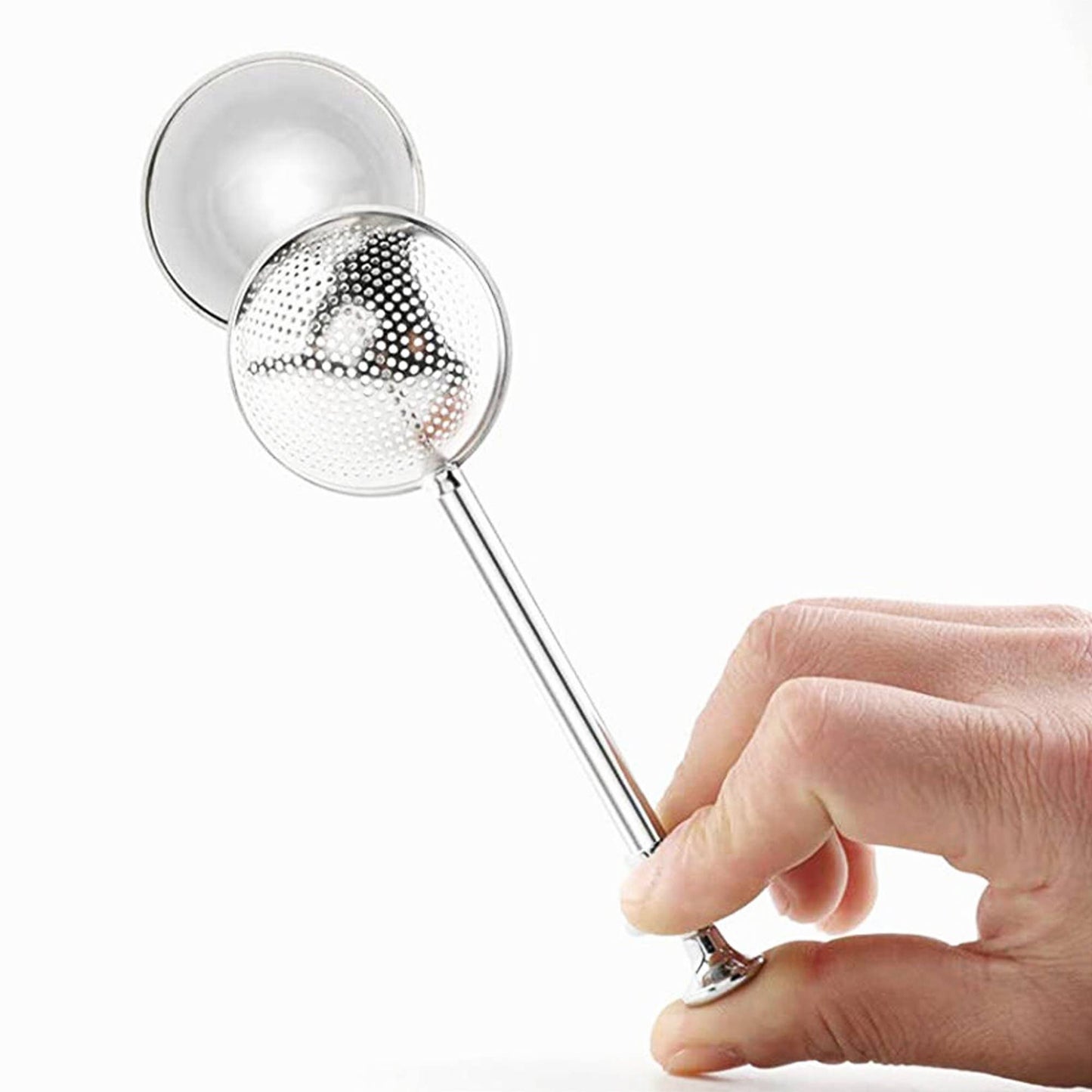 Fox Run Stainless Steel Sugar and Flour Duster Wand, 7"
